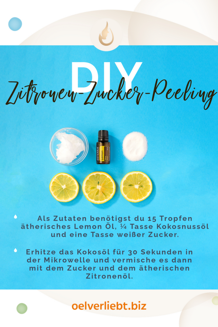 DIY Zitronen-Zucker-Peeling